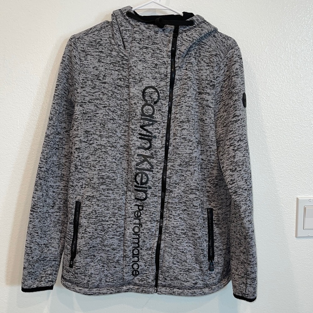 Calvin Klein Zip-Up Athletic Hoodie